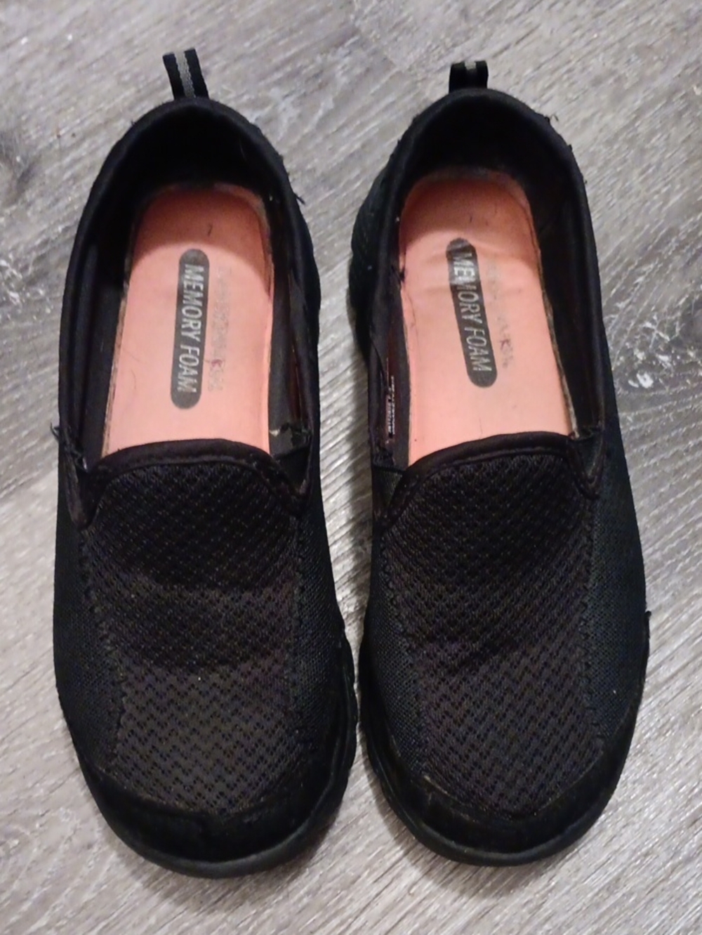 Danskin Now Women's Black Slip-On Memory Foam Moccasins